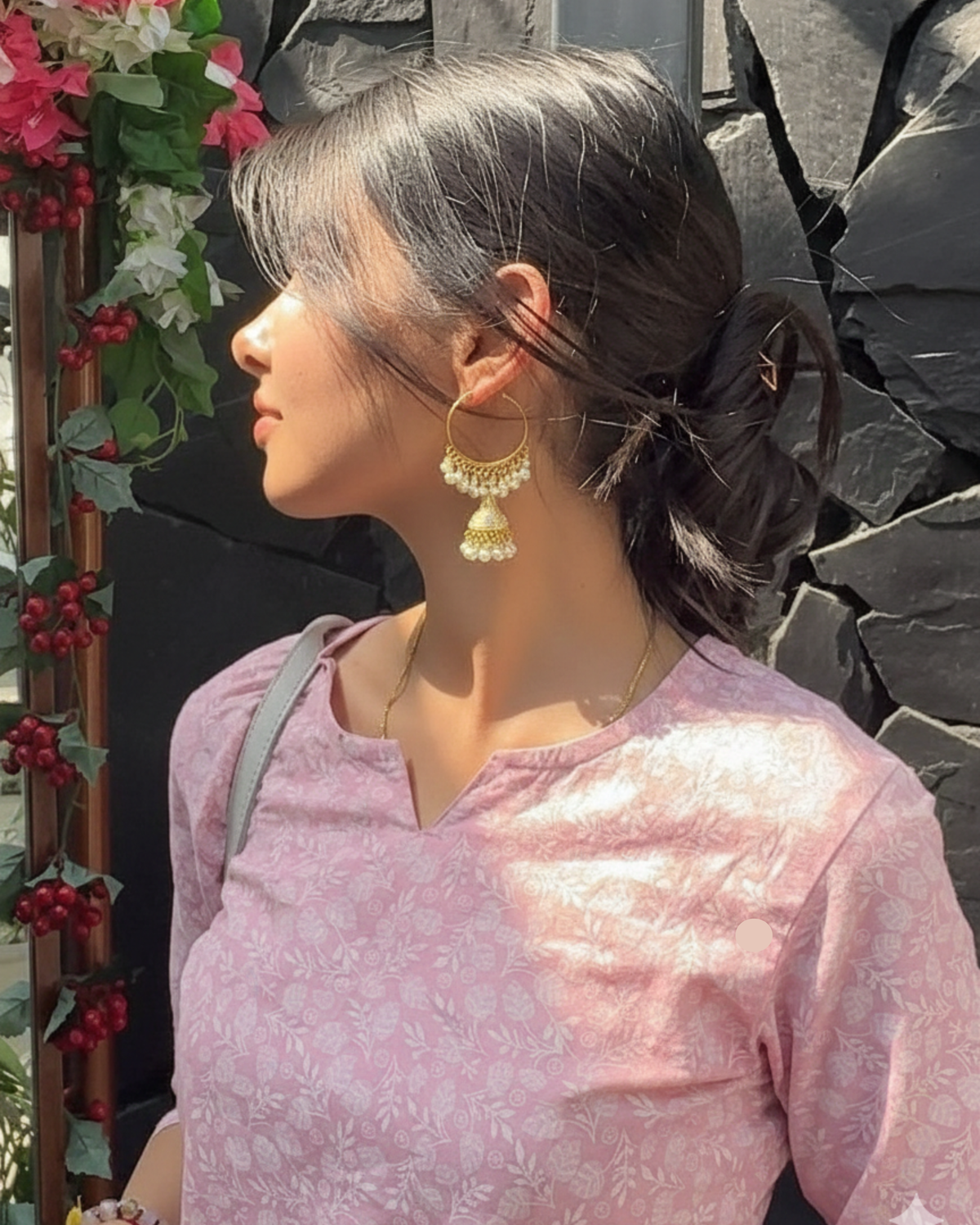 Zirconia Bali-Jhumkay